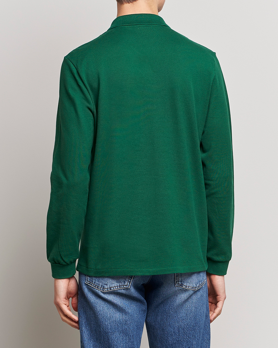 Herre | Trøjer | Lacoste | Long Sleeve Piké Green