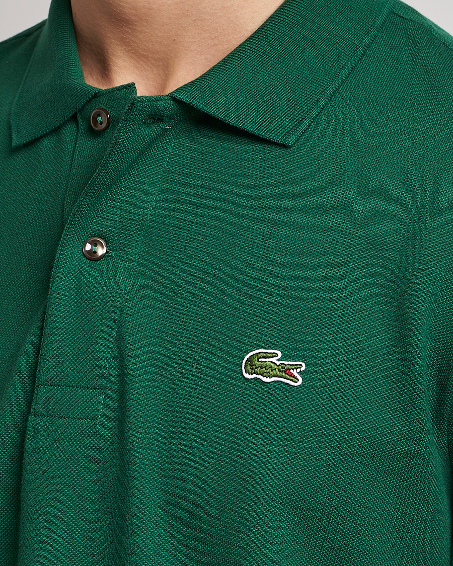 Herre | Trøjer | Lacoste | Long Sleeve Piké Green