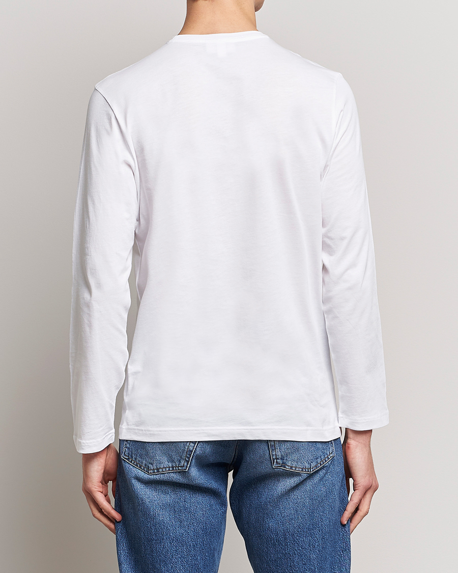 Herre | T-Shirts | Lacoste | Long Sleeve Crew Neck T-Shirt White
