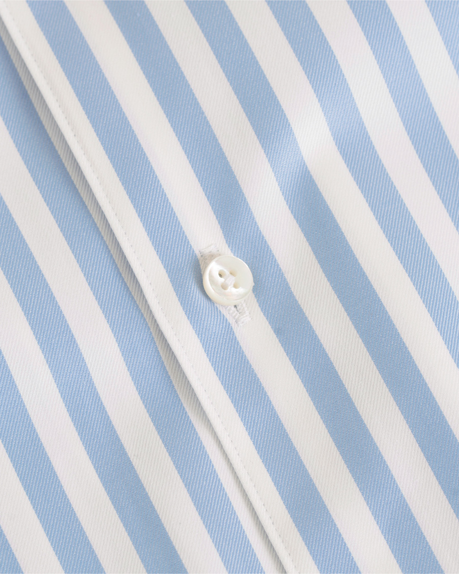 Herre | Skjorter | Stenströms | Slimline Striped Shirt White/Blue