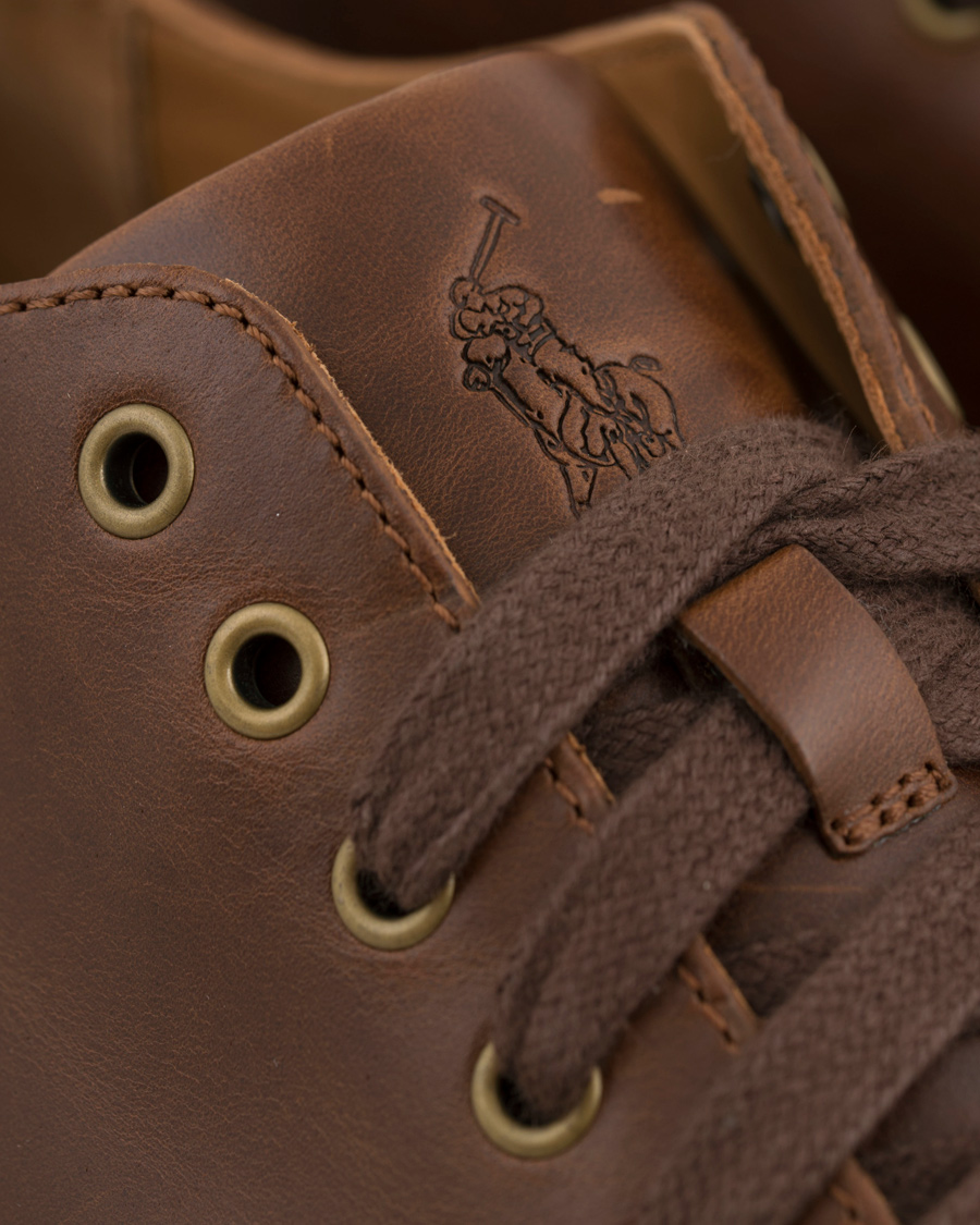 Herre | Polo Ralph Lauren Jermain Sneaker Deep Tan Calf | Polo Ralph Lauren | Jermain Sneaker Deep Tan Calf