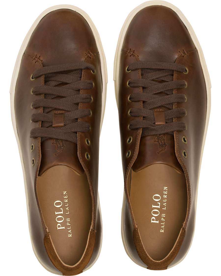 Herre | Polo Ralph Lauren Jermain Sneaker Deep Tan Calf | Polo Ralph Lauren | Jermain Sneaker Deep Tan Calf