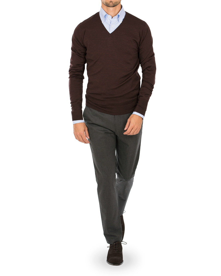 Herre | Bukser | NN07 | New Theo 1249 Wool Trousers Dark Grey