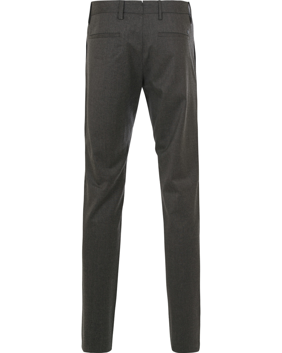 Herre | Bukser | NN07 | New Theo 1249 Wool Trousers Dark Grey