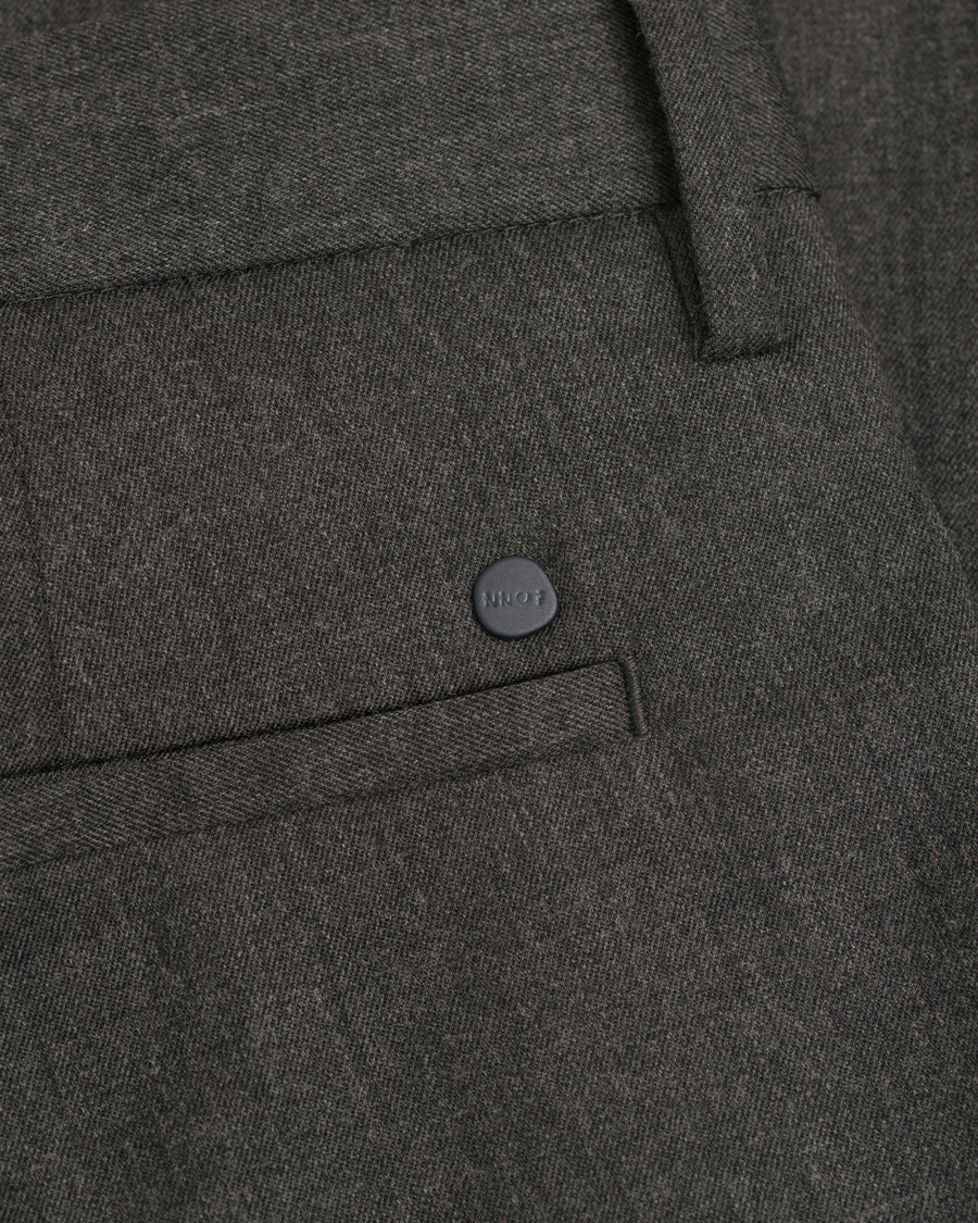 Herre | Bukser | NN07 | New Theo 1249 Wool Trousers Dark Grey