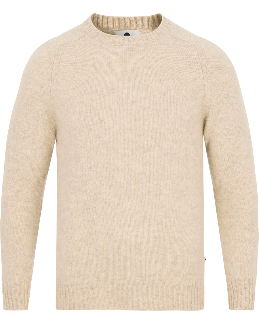 Herre | Trøjer | NN07 | Nathan Lambswool Crew Neck Pale Grey