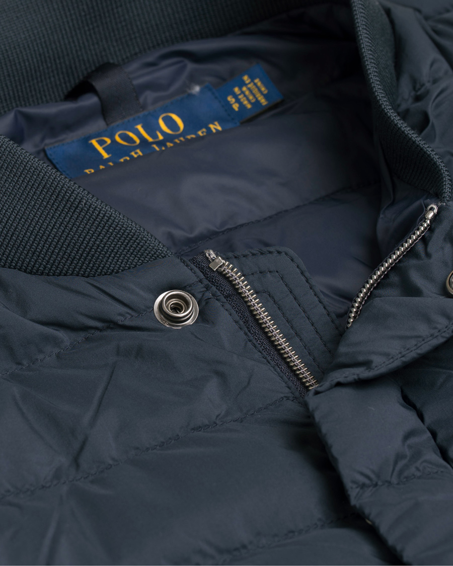 Herre | Jakker | Polo Ralph Lauren | Varsity Bomber Down Jacket Navy