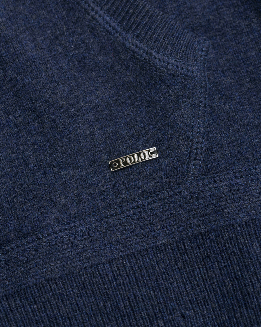 Herre | Trøjer | Polo Ralph Lauren | Half Button Hoodie Navy
