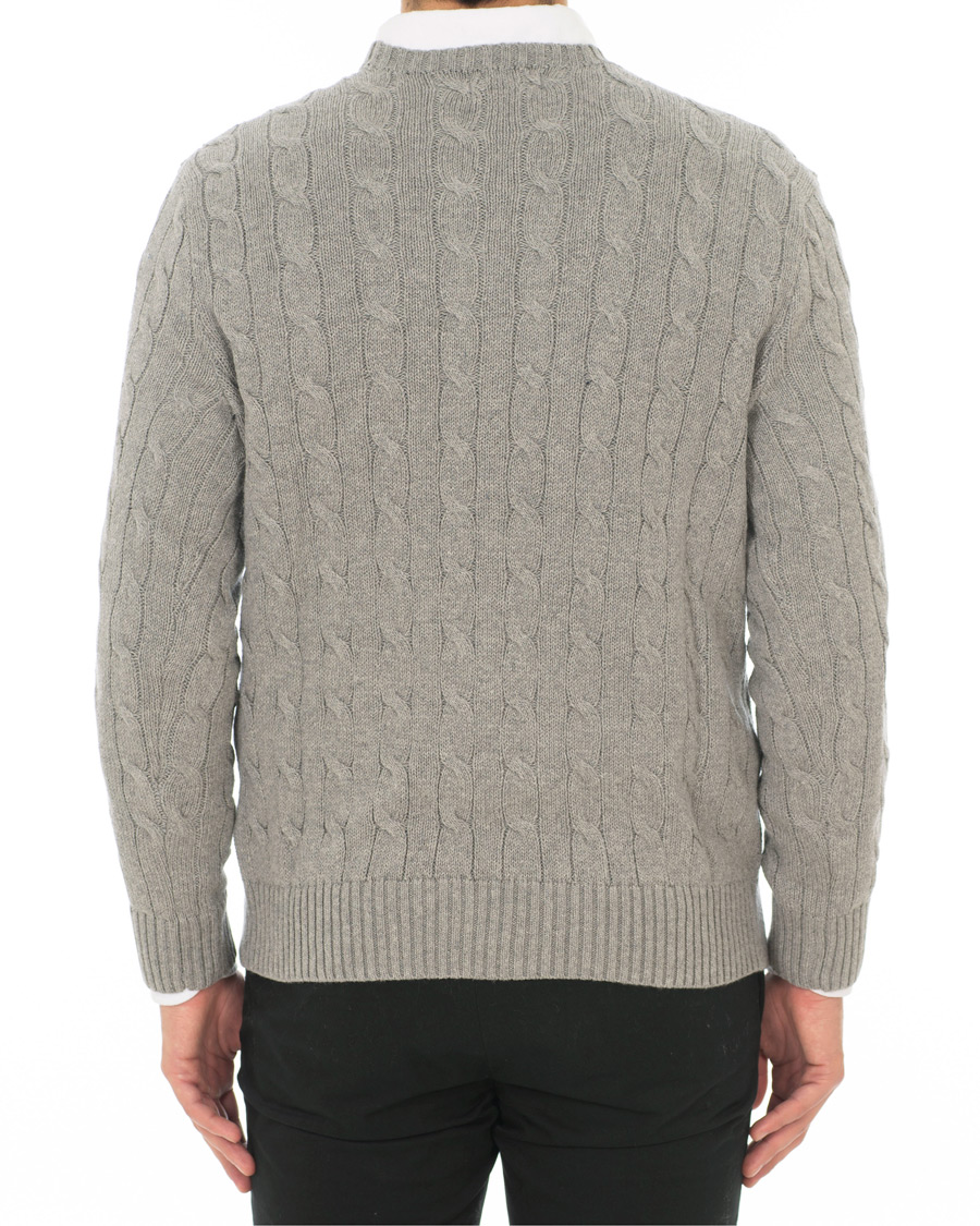 Herre | Trøjer | Polo Ralph Lauren | Cotton Cable Crew Neck Andover Heather