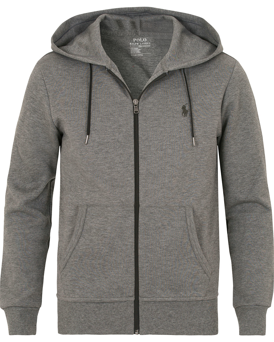 Herre | Trøjer | Polo Ralph Lauren | Full Zip Hoodie Foster Grey