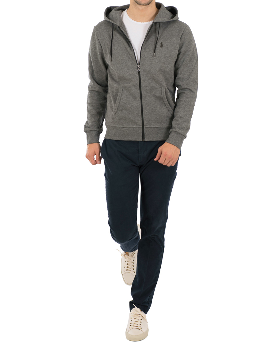 Herre | Trøjer | Polo Ralph Lauren | Full Zip Hoodie Foster Grey