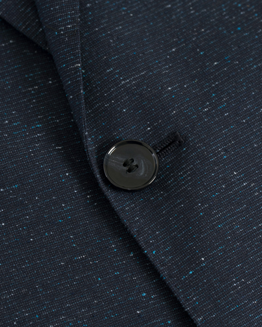 Herre | Jakkesæt | HUGO | Arti Hesten Wool/Silk Donegal Suit Navy