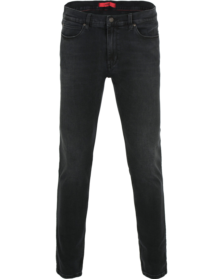 Herre | Jeans | HUGO | 734 Slim Fit Jeans Washed Black