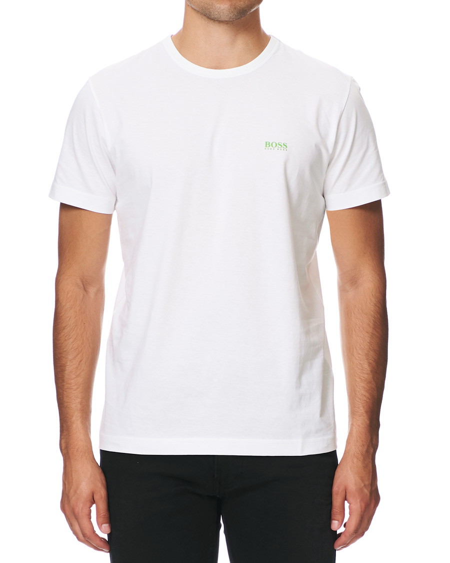Herre | T-Shirts | BOSS GREEN | BOSS Athleisure Tee White