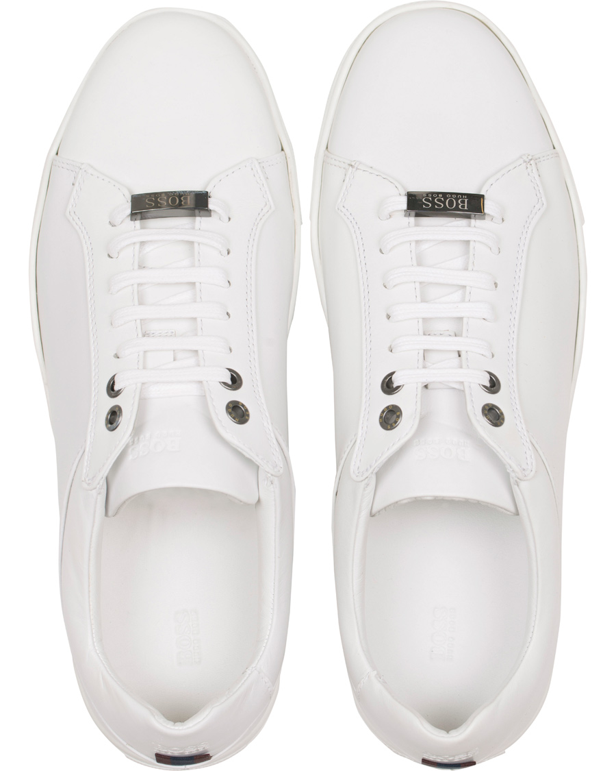 Herre | BOSS Tribute Tenn Sneaker White | BOSS BLACK | BOSS Tribute Tenn Sneaker White