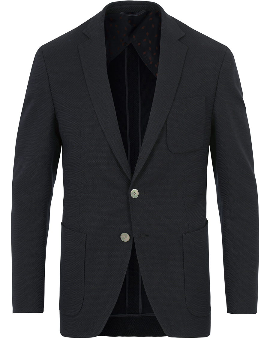 Herre | Blazere & jakker | BOSS BLACK | BOSS Reye Slim Fit Wool/Cotton Blazer Navy