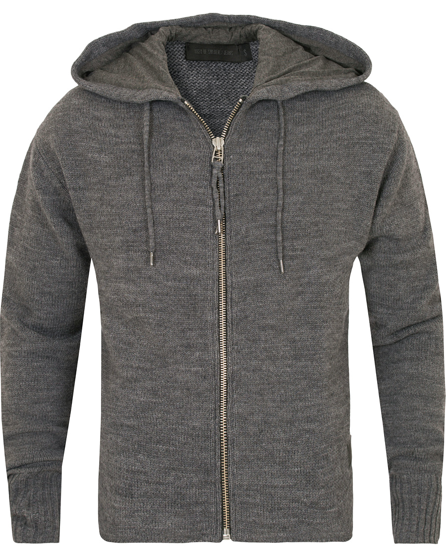 Herre | Trøjer | Tiger of Sweden Jeans | Syl Plain Full Zip Hoodie Grey