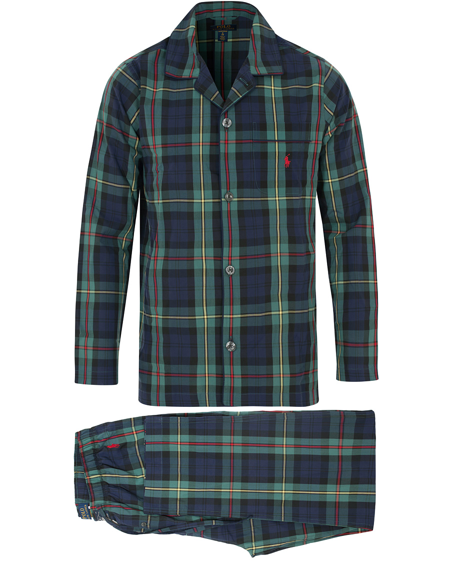 Herre | Undertøj | Polo Ralph Lauren | Spencer Plaid Check Pyjama Set Green/Blue