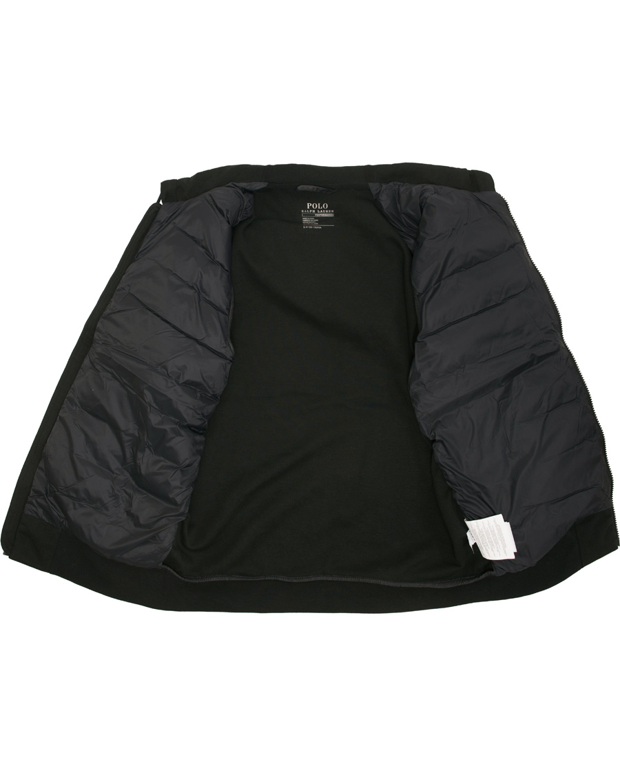 Herre | Jakker | Polo Ralph Lauren | Hybrid Down Full Zip Hood Jacket Black