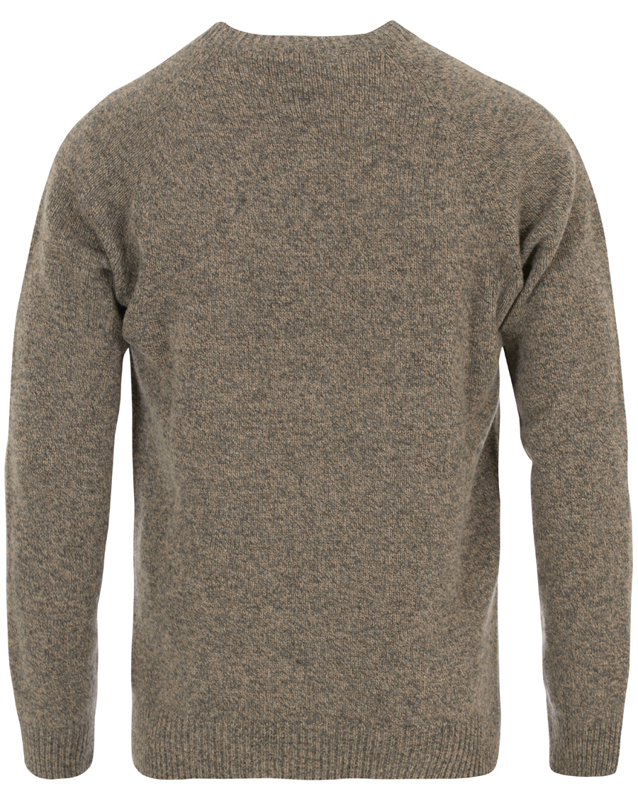 Herre | Trøjer | Sunspel | Lambswool Crew Neck Beige