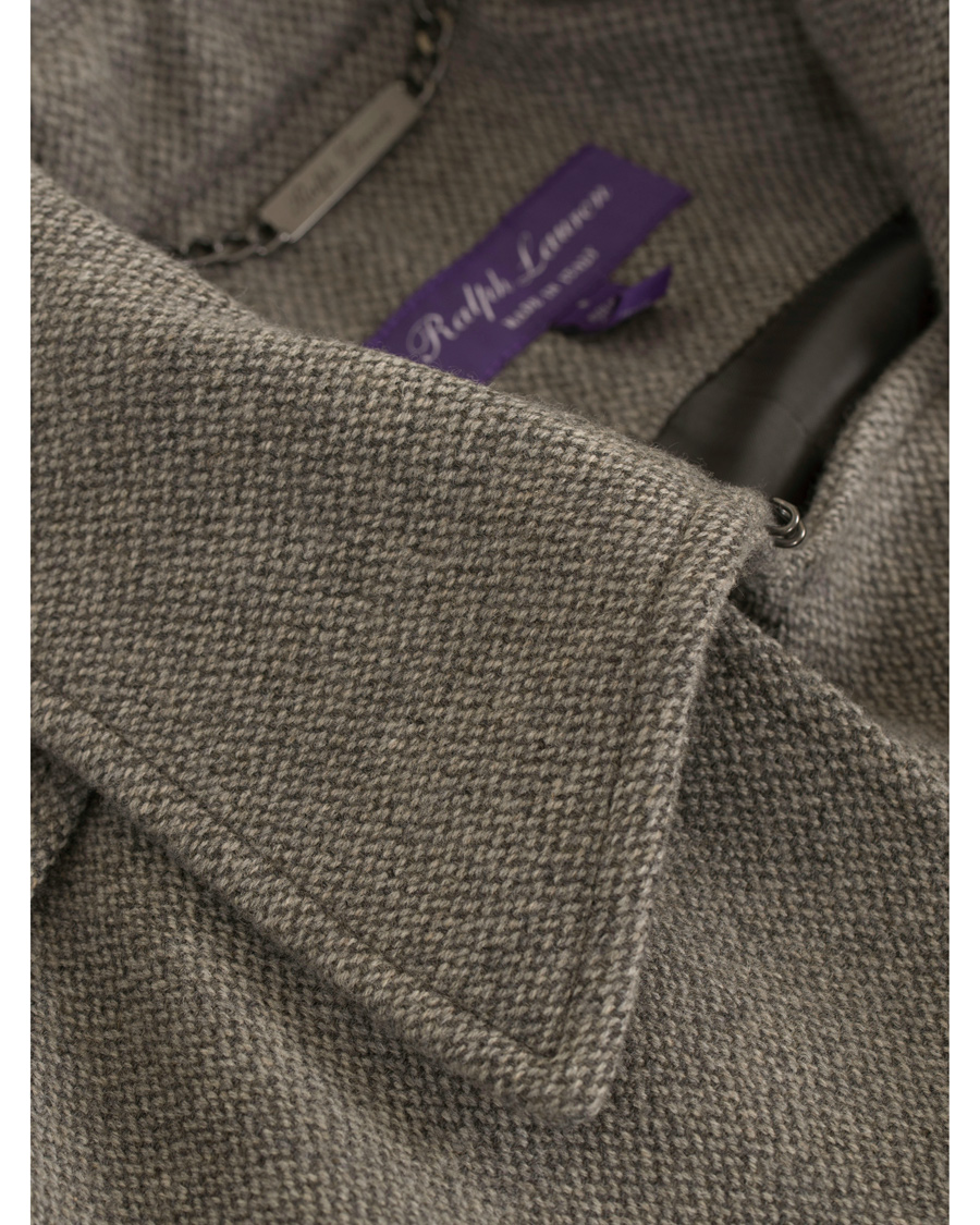 Herre | Jakker | Ralph Lauren Purple Label | Ingleton Trenchcoat Light Grey Melange