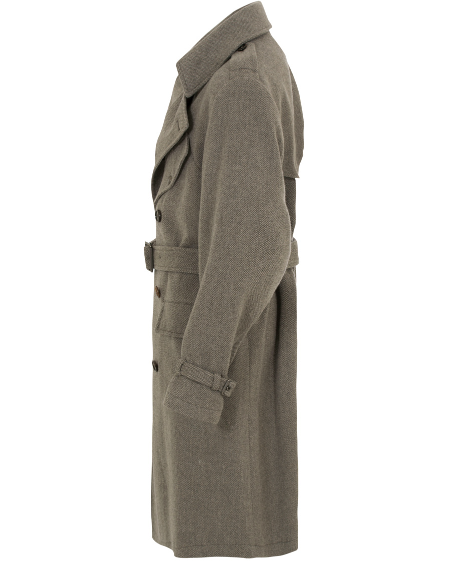 Herre | Jakker | Ralph Lauren Purple Label | Ingleton Trenchcoat Light Grey Melange