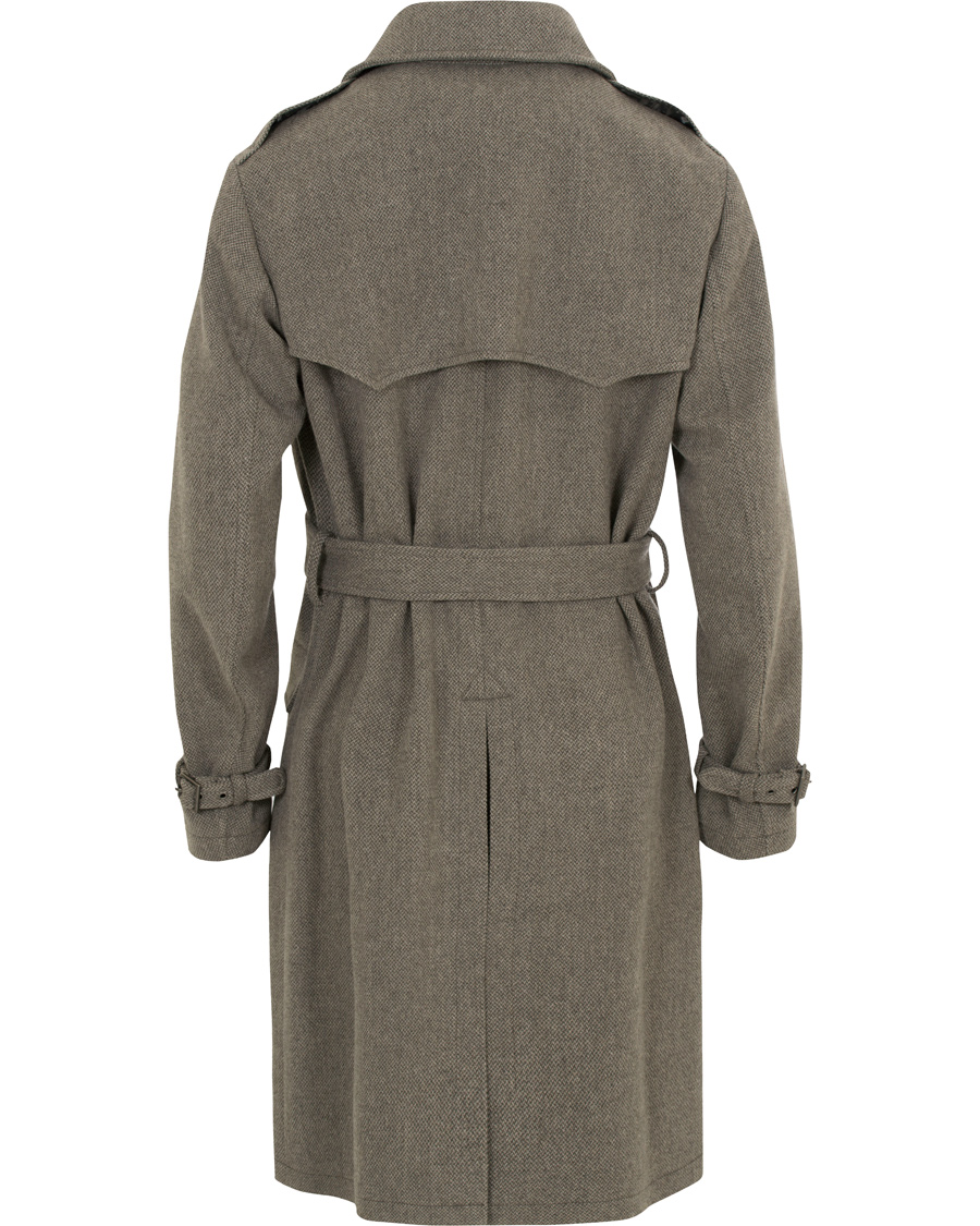 Herre | Jakker | Ralph Lauren Purple Label | Ingleton Trenchcoat Light Grey Melange