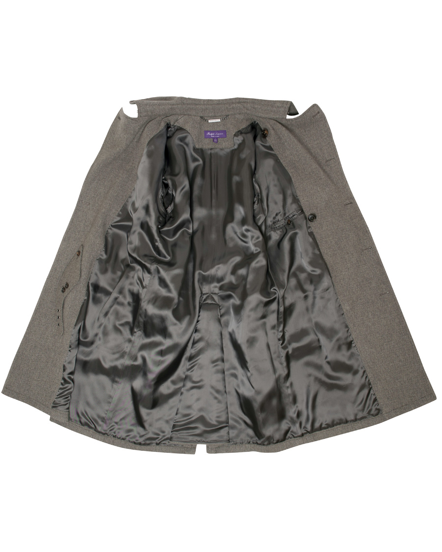 Herre | Jakker | Ralph Lauren Purple Label | Ingleton Trenchcoat Light Grey Melange