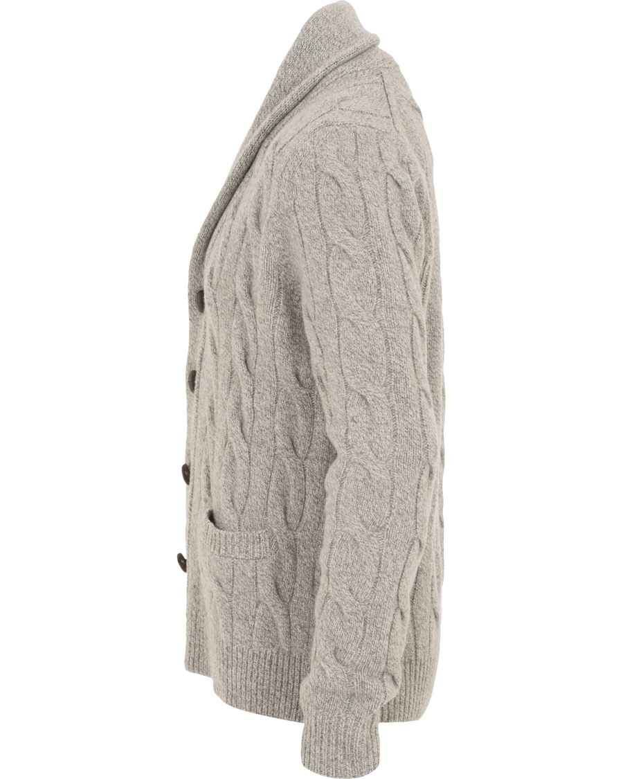 Herre | Trøjer | Morris Heritage | Cable Cardigan Grey