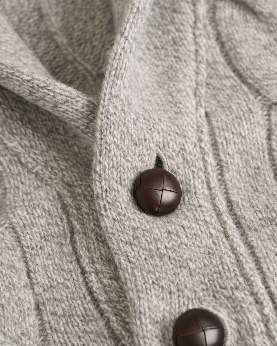 Herre | Trøjer | Morris Heritage | Cable Cardigan Grey