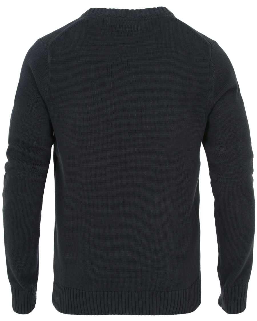 Herre | Trøjer | Morris | Logo Crew Neck Old Blue