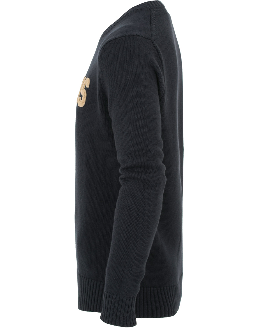 Herre | Trøjer | Morris | Logo Crew Neck Old Blue
