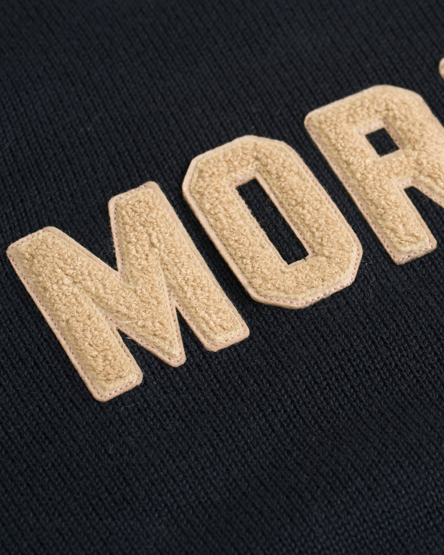 Herre | Trøjer | Morris | Logo Crew Neck Old Blue