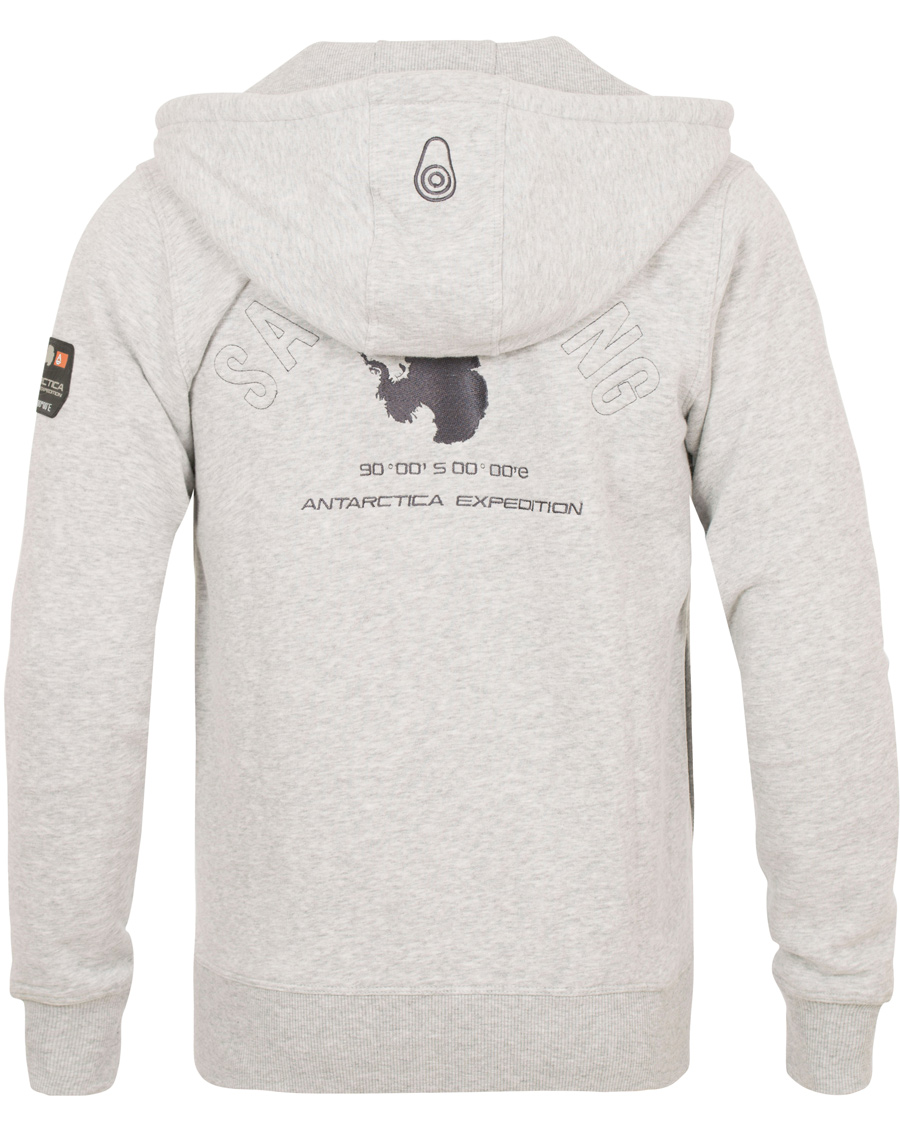 Herre | Trøjer | Sail Racing | Antarctica Zip Hoodie Grey Melange