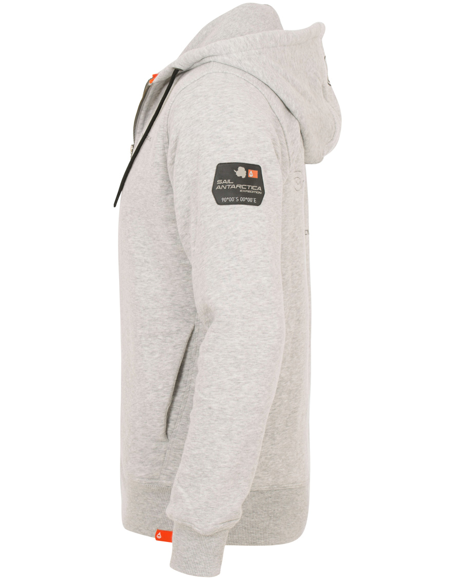 Herre | Trøjer | Sail Racing | Antarctica Zip Hoodie Grey Melange
