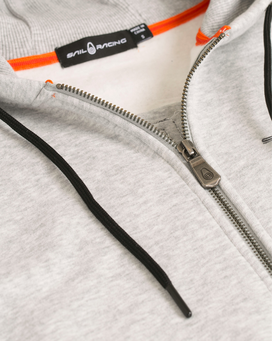 Herre | Trøjer | Sail Racing | Antarctica Zip Hoodie Grey Melange