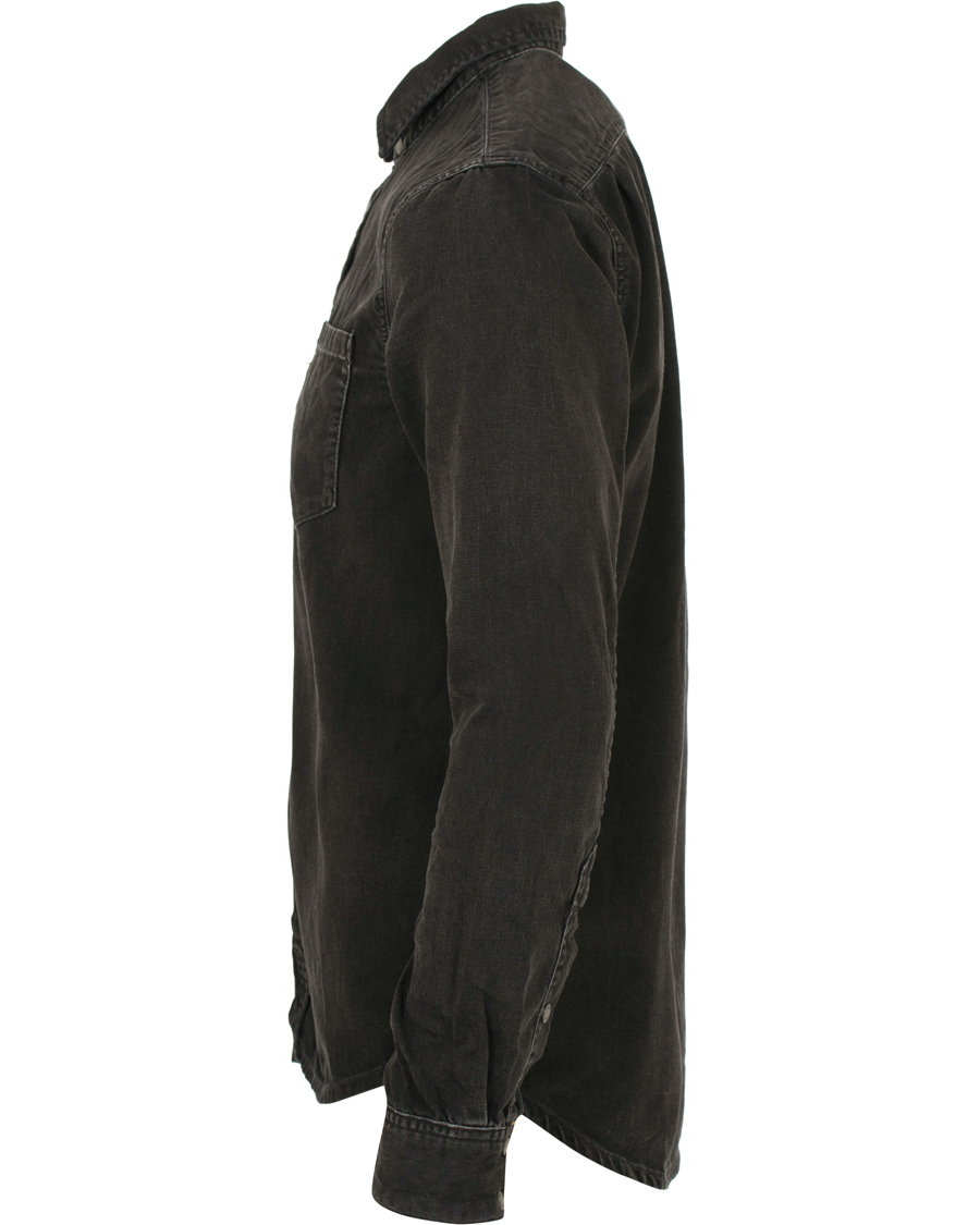 Herre | Skjorter | Nudie Jeans | Henry Blackened Indigo Shirt Black/Bue