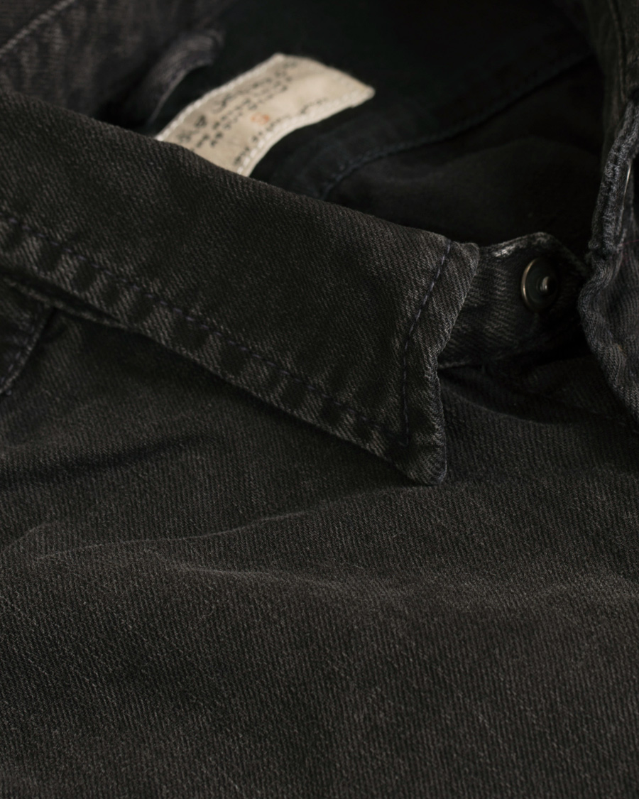 Herre | Skjorter | Nudie Jeans | Henry Blackened Indigo Shirt Black/Bue