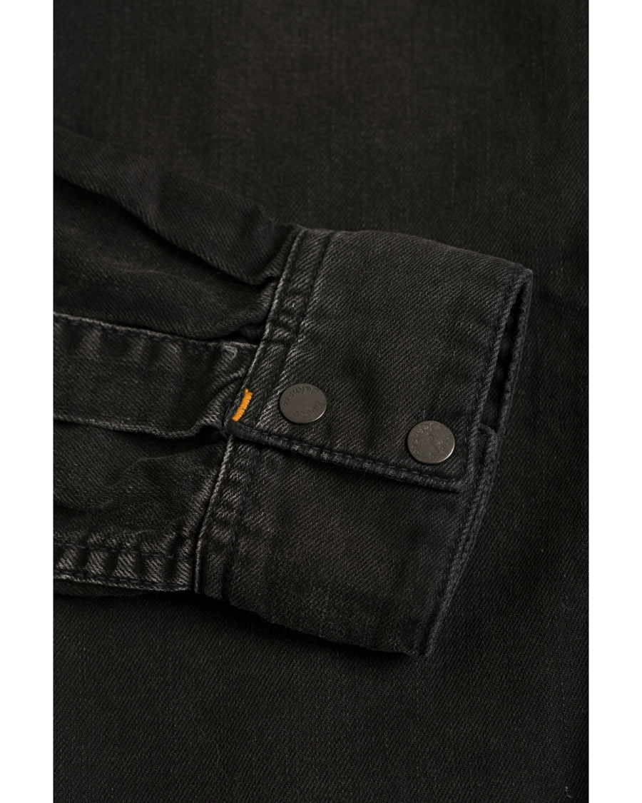 Herre | Skjorter | Nudie Jeans | Henry Blackened Indigo Shirt Black/Bue