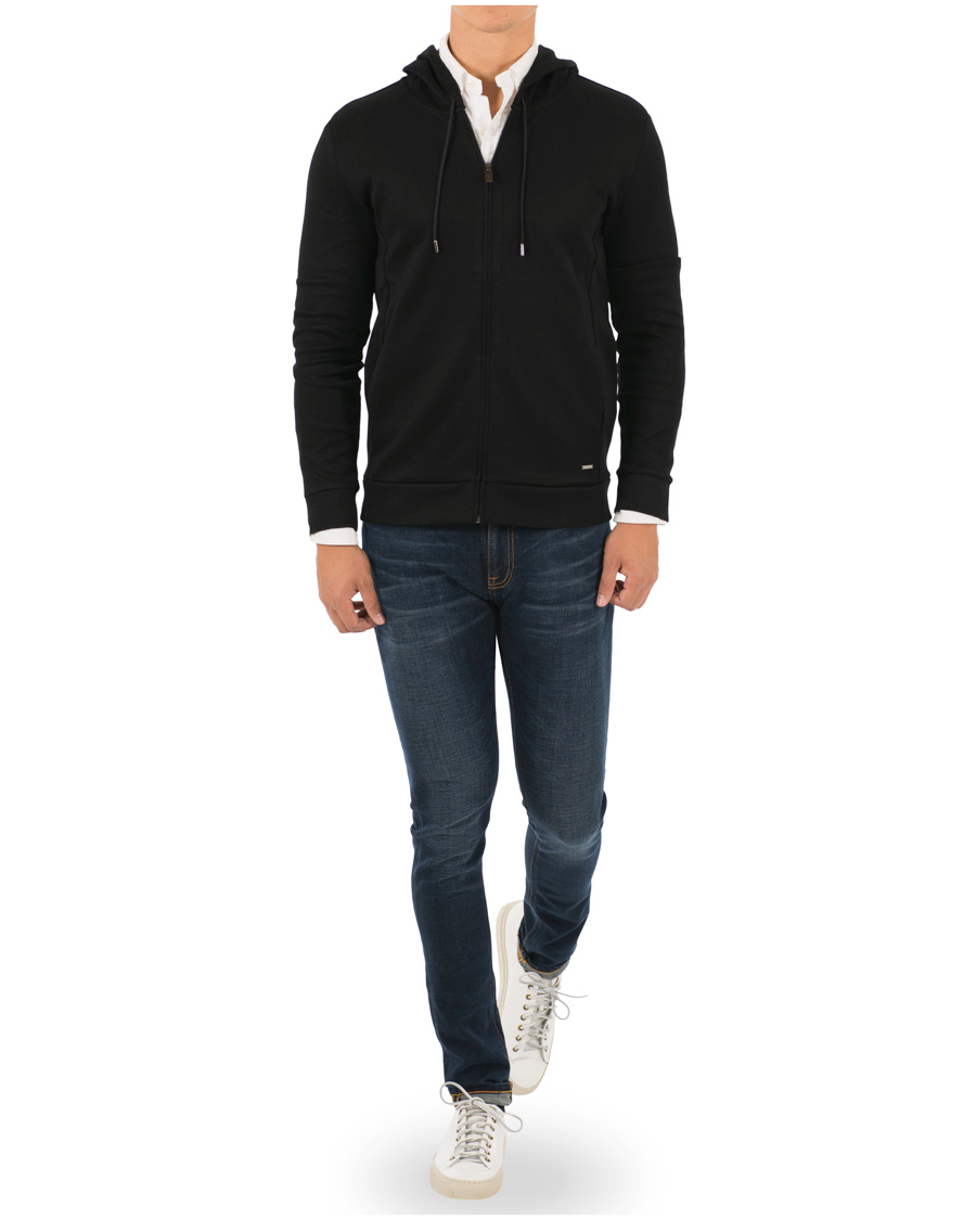 Herre | Jeans | Nudie Jeans | Skinny Lin Organic Slim Fit Stretch Jeans Dark Blue