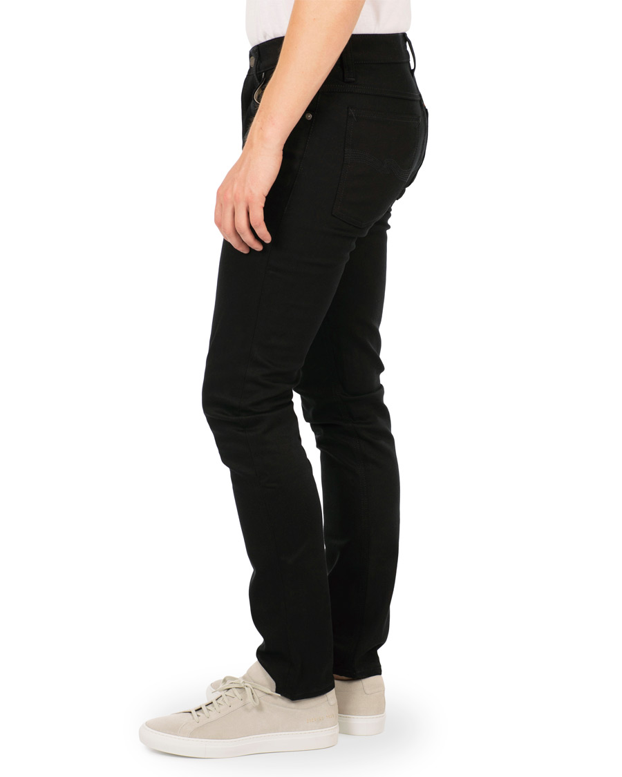 Herre | Jeans | Nudie Jeans | Tilted Tor Organic Slim Fit Stretch Jeans Dry Everblack