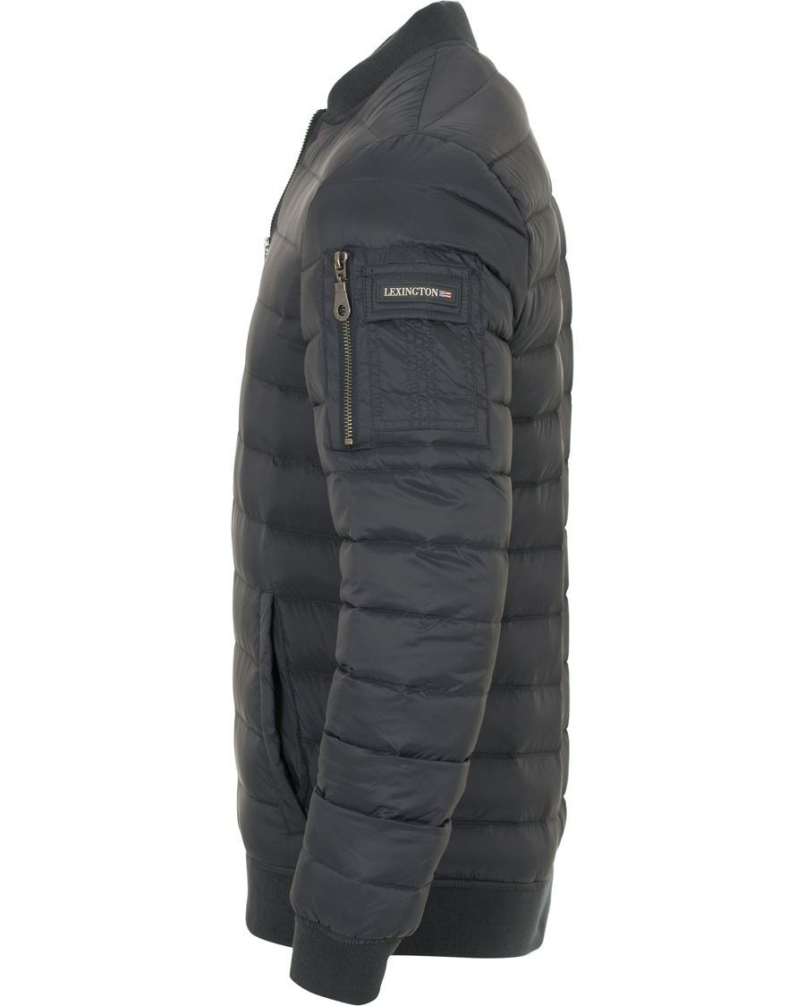 Herre | Jakker | Lexington | Aiden Bomber Jacket Deep Marine Blue