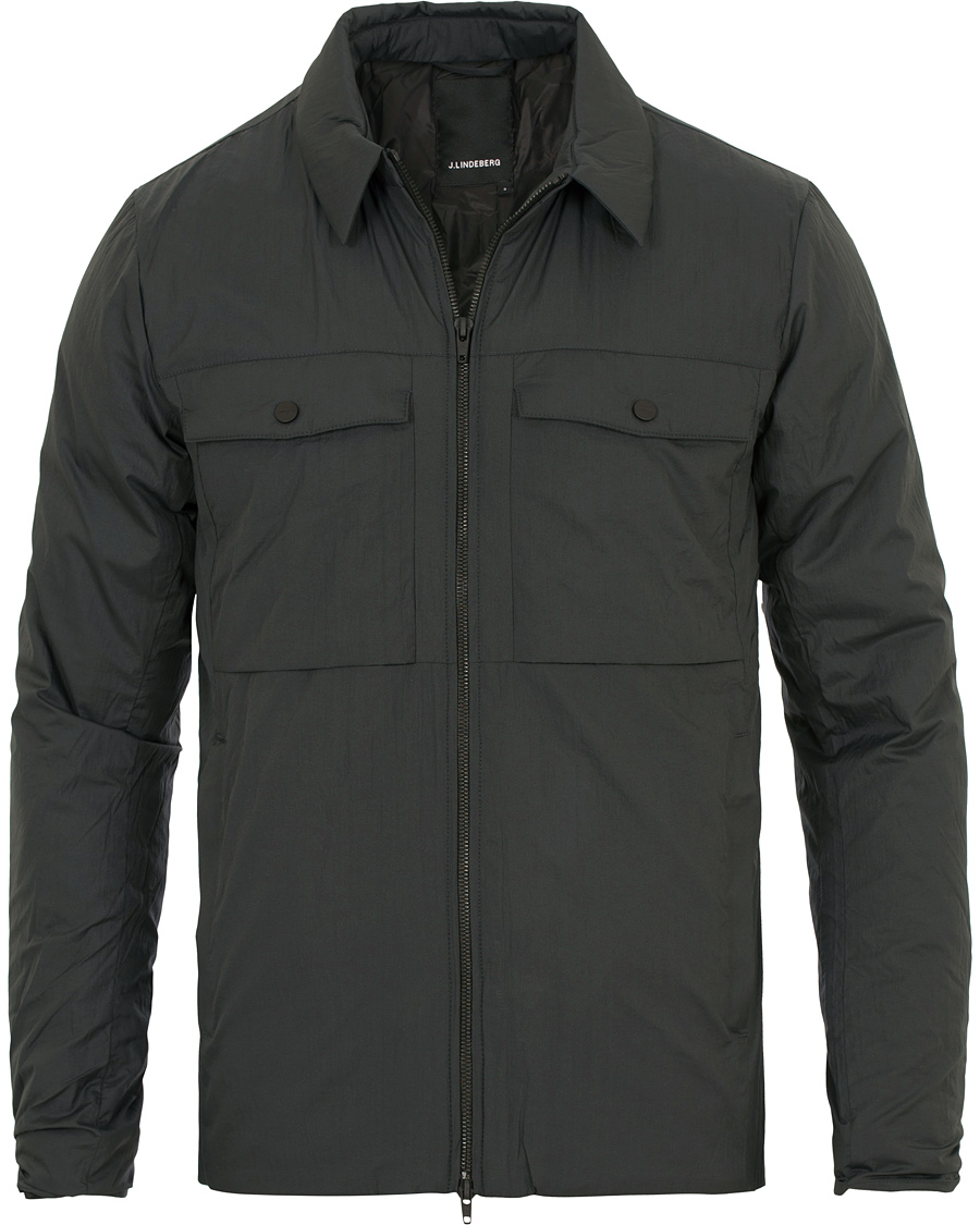 Herre | Jakker | J.Lindeberg | Icon Crisp Nylon Field Jacket Antractite