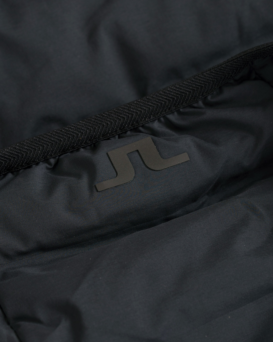 Herre | Jakker | J.Lindeberg | Down Hood Channeled Nylon Jacket Anthracite