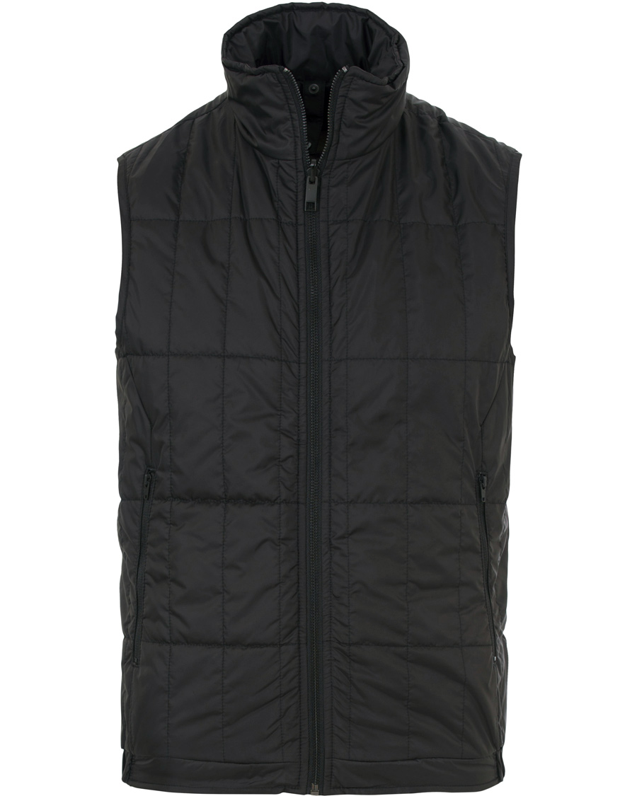 Herre | Jakker | J.Lindeberg | Gavin Stand Up Collar Compact Melton Coat Navy