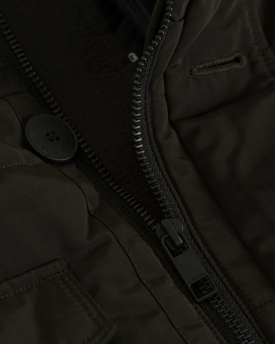 Herre | Jakker | J.Lindeberg | Bailey Stuctured Poly Jacket Brown