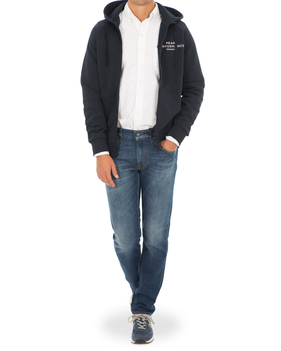 Herre | Trøjer | Peak Performance | Original Full Zip Hoodie Navy