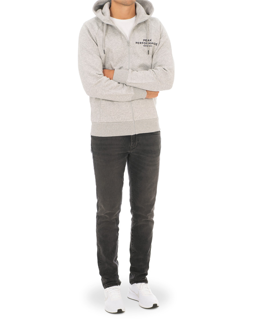 Herre | Trøjer | Peak Performance | Original Full Zip Hoodie Grey