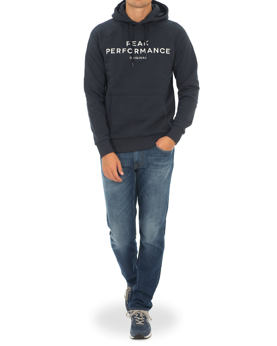 Herre | Trøjer | Peak Performance | M Logo Hoodie Navy