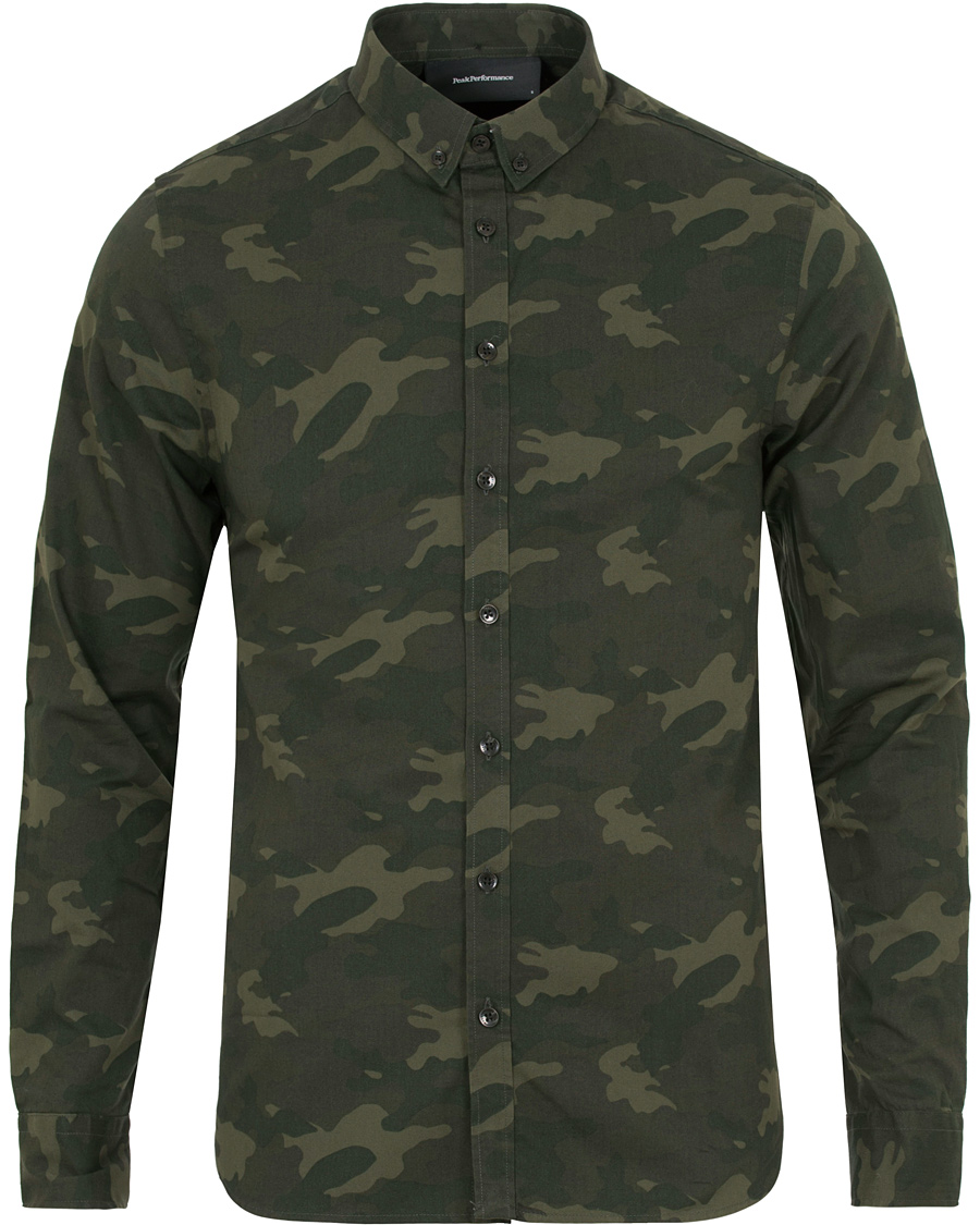 Herre | Skjorter | Peak Performance | Keen Camo Shirt Green